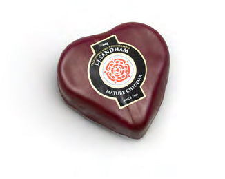 Heart Shaped Waxed Cheddar 200g x 6 (Pre-Order) - Straits Fine Food.